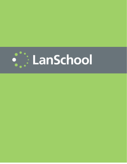 Guía del usuario de LanSchool - Stone