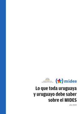 Lo que toda uruguaya y uruguayo deben saber sobre el MIDES?