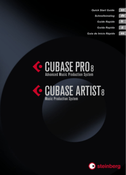 Cubase Pro 8 / Cubase Artist 8