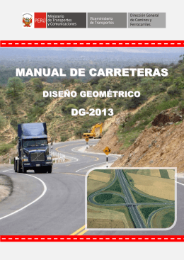 manual de carreteras - Ministerio de Transportes y Comunicaciones