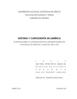 HISTORIA Y CARTOGRAFÍA DE AMÉRICA