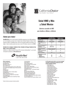 CaliforniaChoice—Salud HMO y Más y Salud Mexico (CC0194SP)