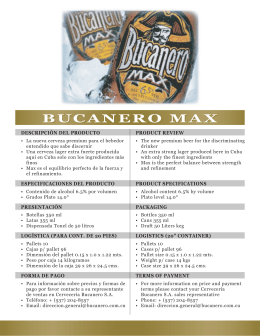 BUCANERO MAX - Cerveceria Bucanero SA