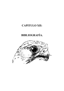 CAPITULO I: - Sociedad para la Conservación de los Vertebrados
