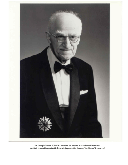 Dr. Joseph Moses JURAN - membru de onoare al Academiei