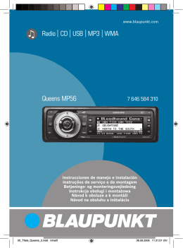 Radio CD USB MP3 WMA Queens MP56