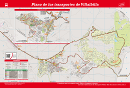 Plano de los transportes de Villalbilla