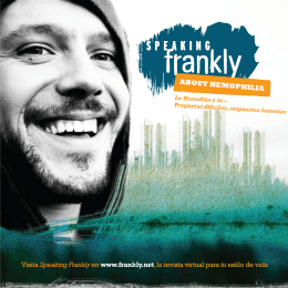 Visita Speaking Frankly en www.frankly.net, la revista virtual para tu