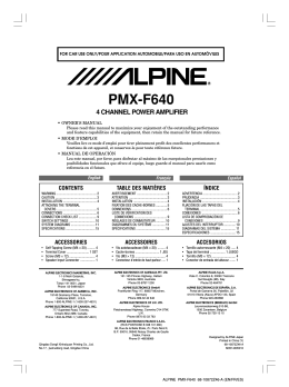 PMX-F640 - Alpine Europe