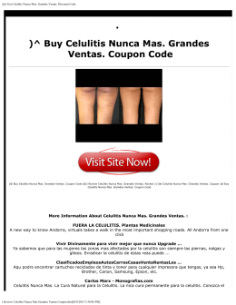 @() Get Celulitis Nunca Mas. Grandes Ventas. Discount Code
