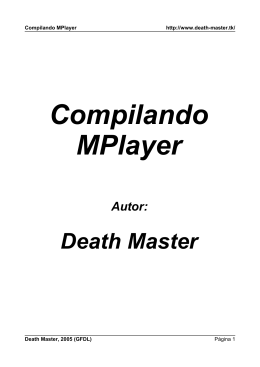 Compilando MPlayer