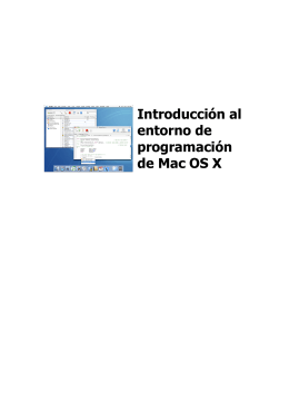 Introducción al entorno de programación de Mac OS X