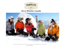 Ski en Whistler, Canadá