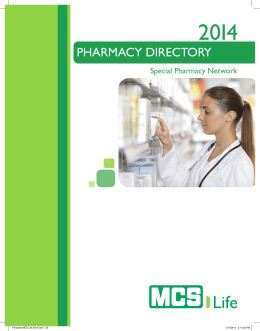 Special Pharmacy Directory