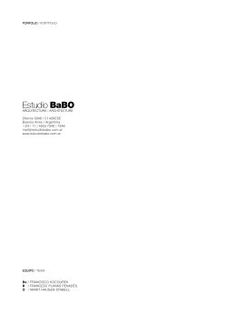 portfolio - Estudio BaBO