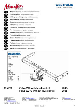 Volvo XC70 without levelcontrol 2008