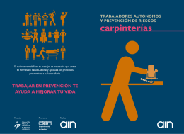 Manual Prevencion - Carpinterias