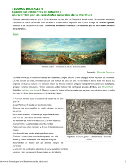 un recorrido por las catástrofes naturales - Ajuntament de Vila-real