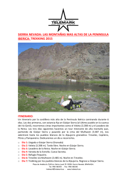 Sierra Nevada Las Montañas mas altas de la Peninsula Iberica 2015
