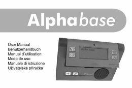 Manual B-Speech Alpha-Base(multilingual) - D