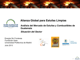 Situación del Sector - Global Alliance for Clean Cookstoves