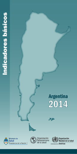 Indicadores básicos Argentina 2014