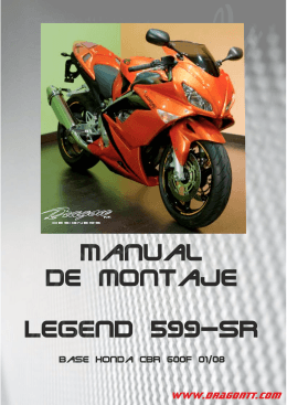 Manual Legend 599 SR