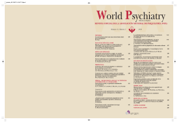 Edición en Español - World Psychiatric Association