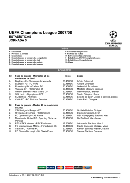 UEFA Champions League 2007/08