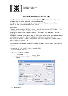 Impresión profesional de archivos PDF - edUTecNe