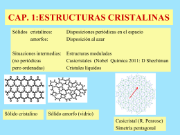Estructura Cristalina.
