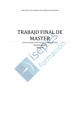 TRABAJO FINAL DE MASTER