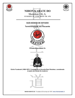 NIHON KARATE DO Shotokan J.K.A.
