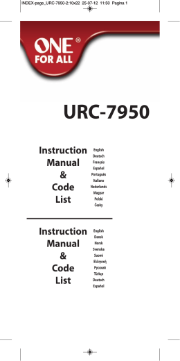URC-7950 - One For All