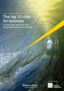 The top 10 risks for business