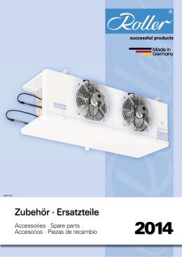 Zubehör Prospekt - Walter Roller GmbH & Co