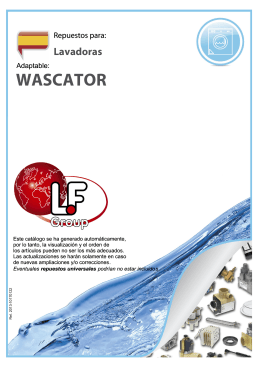 wascator - LF spare parts