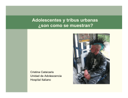 Adolescentes y tribus urbanas: ¿son como se muestran? Dra