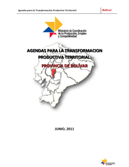 Bolivar - Ministerio Coordinador de Producción, Empleo y