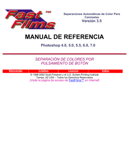 FastFilms Manual de Referencia - T
