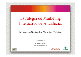 Estrategia de Marketing I i d A d l í Interactivo de Andalucía.