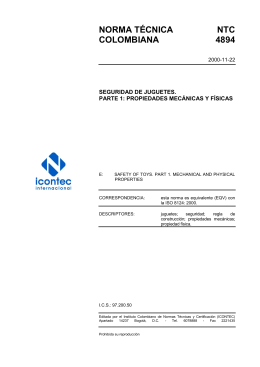 NTC 4894 - ICONTEC Internacional