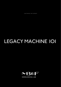 LEGACY MACHINE 1O1