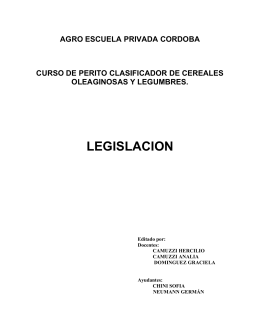Legislación - Agro Escuela Privada Córdoba
