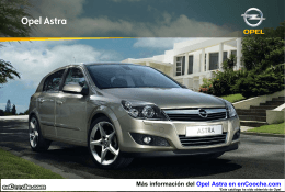 Catálogo del Opel Astra