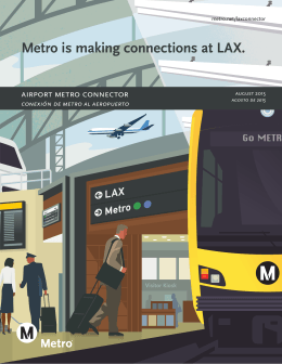 August 2015 - Fact Sheet - Airport Metro Connector