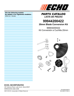 parts catalog lista de piezas