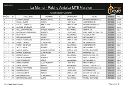 La Mamut - Raking Andaluz MTB Maraton