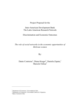 Project Proposal for the Inter-American Development Bank The Latin