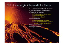 Tema 6: La energía interna de la Tierra